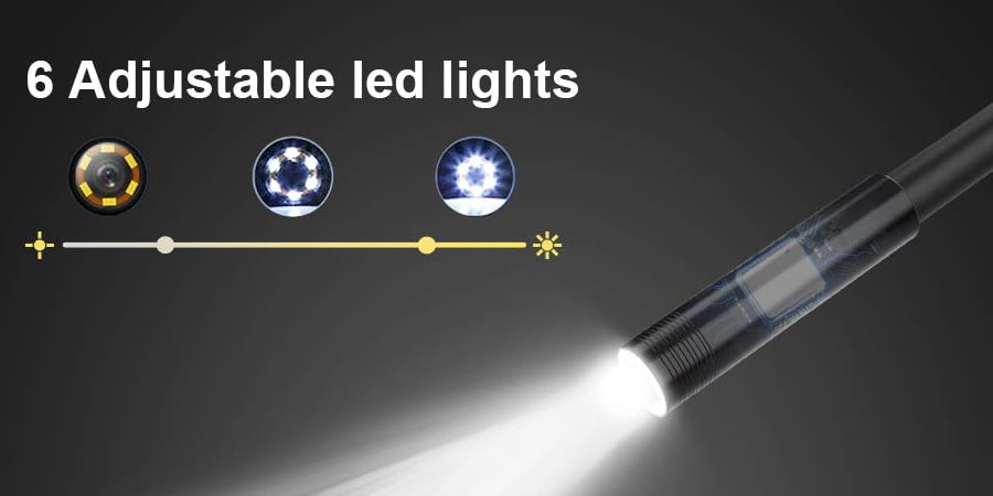 camara endoscopica precios led ajustable